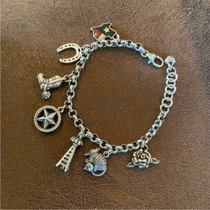 Brighton Texas Charm Bracelet